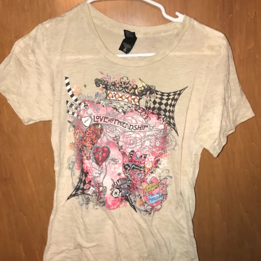 Burn out shirt